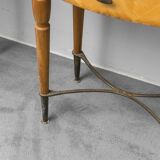 Pair of bedside tables with marble top 1950s vintage modernism