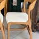 Ancienne paire de chaises Baumann traîneau vintage