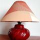 Pair of vintage ceramic bedside lamps