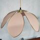Hanging lampe fleur lin