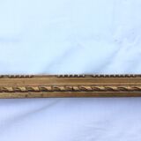 Gilded wooden frame and its glass