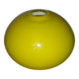 Yellow blown glass vase