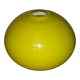 Yellow blown glass vase