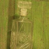 Old whiskey decanter
