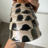 Ceramic candle holder for women, 1920/1930, Soufflenheim