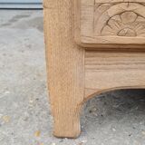 Breton chest of drawers in solid oak