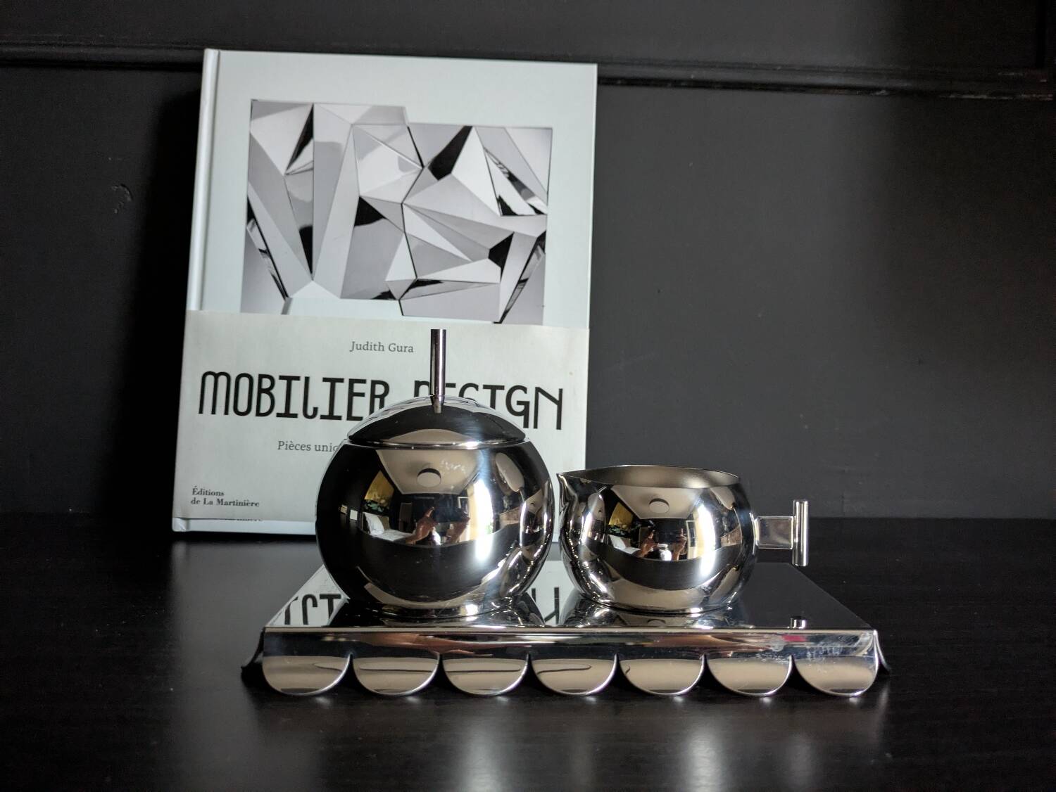 Sugar bowl and cream jug Alessi