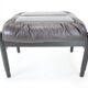 1980s Set of Stools made of Wood and Leather - STILLA LUX, Czechoslovakia