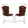 Set of 6 Italian Chrome Cantilever Dining Chairs, Gastone Rinaldi, 1970s