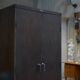 1960s 2-Door Industrial Metal Cabinet