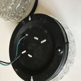 Glass ceiling light circa 1960