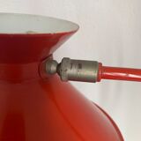 Vintage lamp 1960 desk diabolo red cardinal - 45 cm