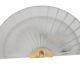 Happy Light - 'Waaier' - wandlamp - geperst glas - metaal - 90's