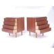 Paire de commodes chevets scandinave danois vintage