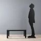 Azucena coffee table "Fasce Cromate" vintage design L. Caccia Dominioni