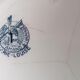 Plat creux terre de fer Marie-Louise Saint Amand et Hanage