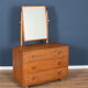 Commode vintage restaurée Ercol Windsor modèle 483 avec miroir