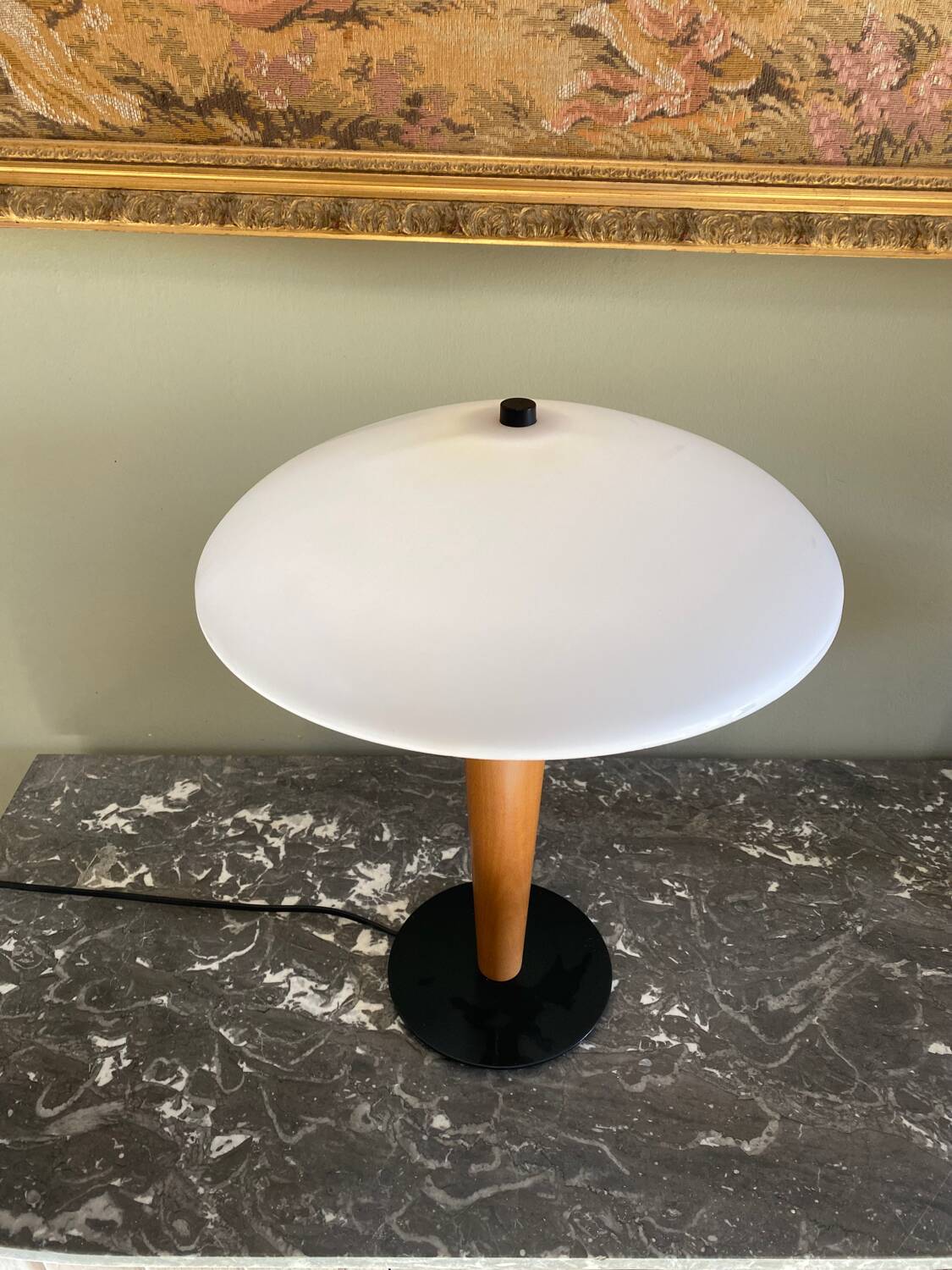 Vintage liner lamp by Aluminor