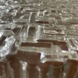 Round vintage glass ceiling light 24cm