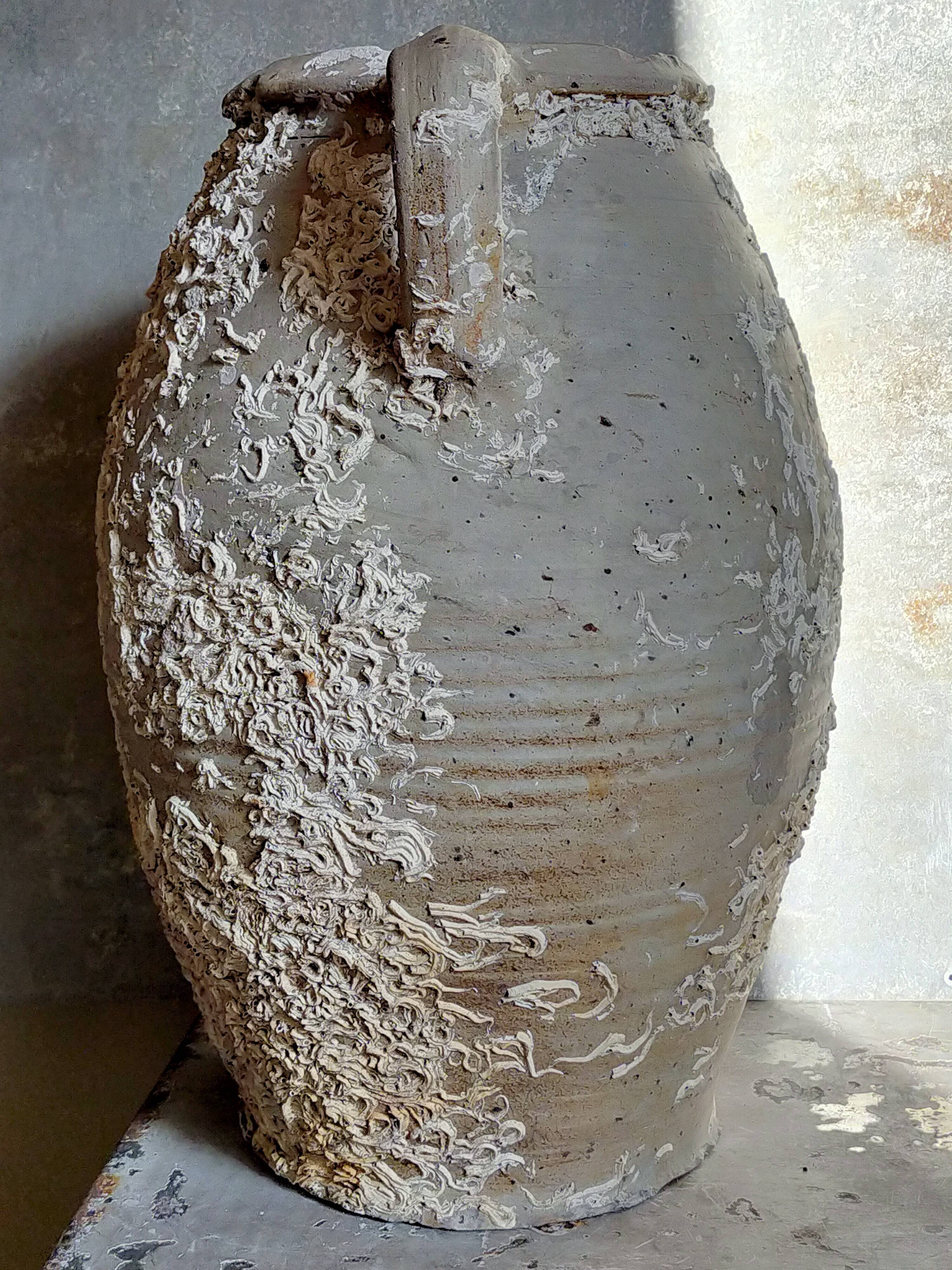 Old terracotta jug