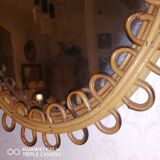 Franco Albini rattan mirror