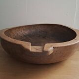 Large antique wooden bowl