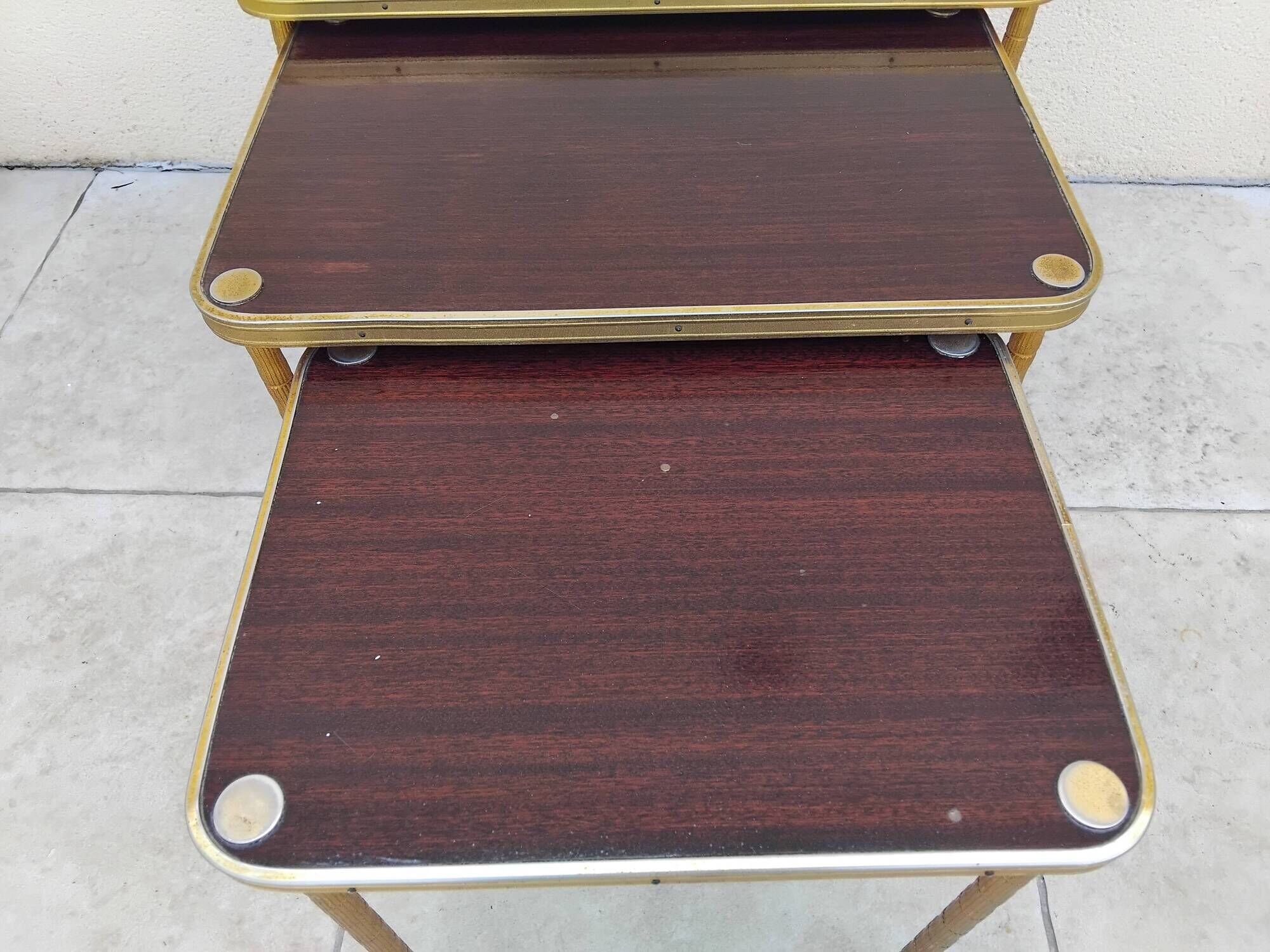Table gigognes vintage