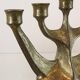 Brass brutalist candlestick from Horst Dalbeck