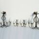 Set of 2 Italian vintage  wall light sconces in style Arredoluce/ Stilnovo