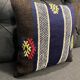 Black Wool Cushion Cover