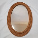 Wicker mirror