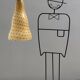 Leucos Vivia S Adjustable Pendant Light by Toso & Massari, Italy, 1996