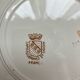 4 Digoin Sarreguemines earthenware saucers