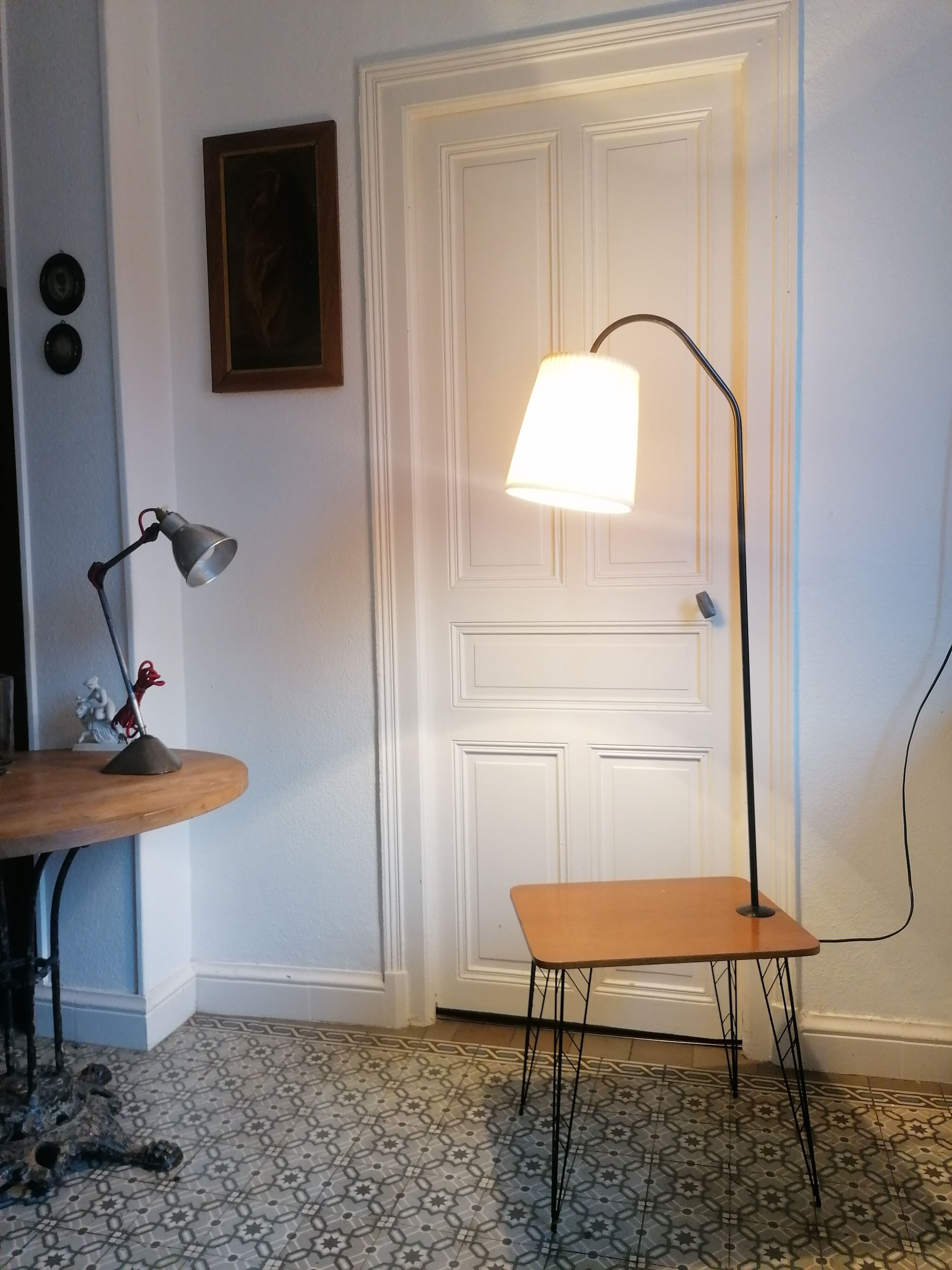 Floor lamp year 50 eiffel tower base