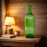 Large antique green glass bottle – early 20th century