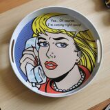 Pop art tray