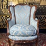 Restored Louis XV style shepherdess armchair