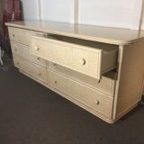 Rattan dresser