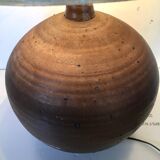 Lampe boule en grès pierre Digan