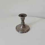 Vintage pewter candle holder