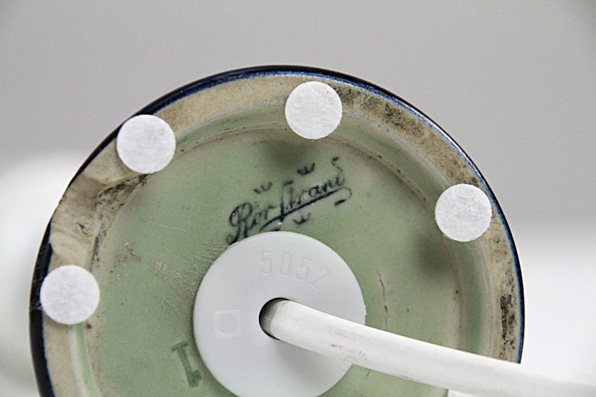 Art Nouveau Ceramic Table Lamp — Rörstrand, Sweden, circa 1910s/1920s