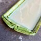 Alcea hand-painted ceramic cake plate