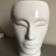 Vase visage céramique