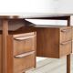 Midcentury Danish Teak Desk By Gunnar Nielsen For Tibergaard.