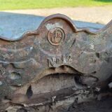 Large 1900 Cast Iron Planter in Rocaille Style: Charleville - Mézières