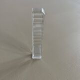 Set of 10 square glass knife holders