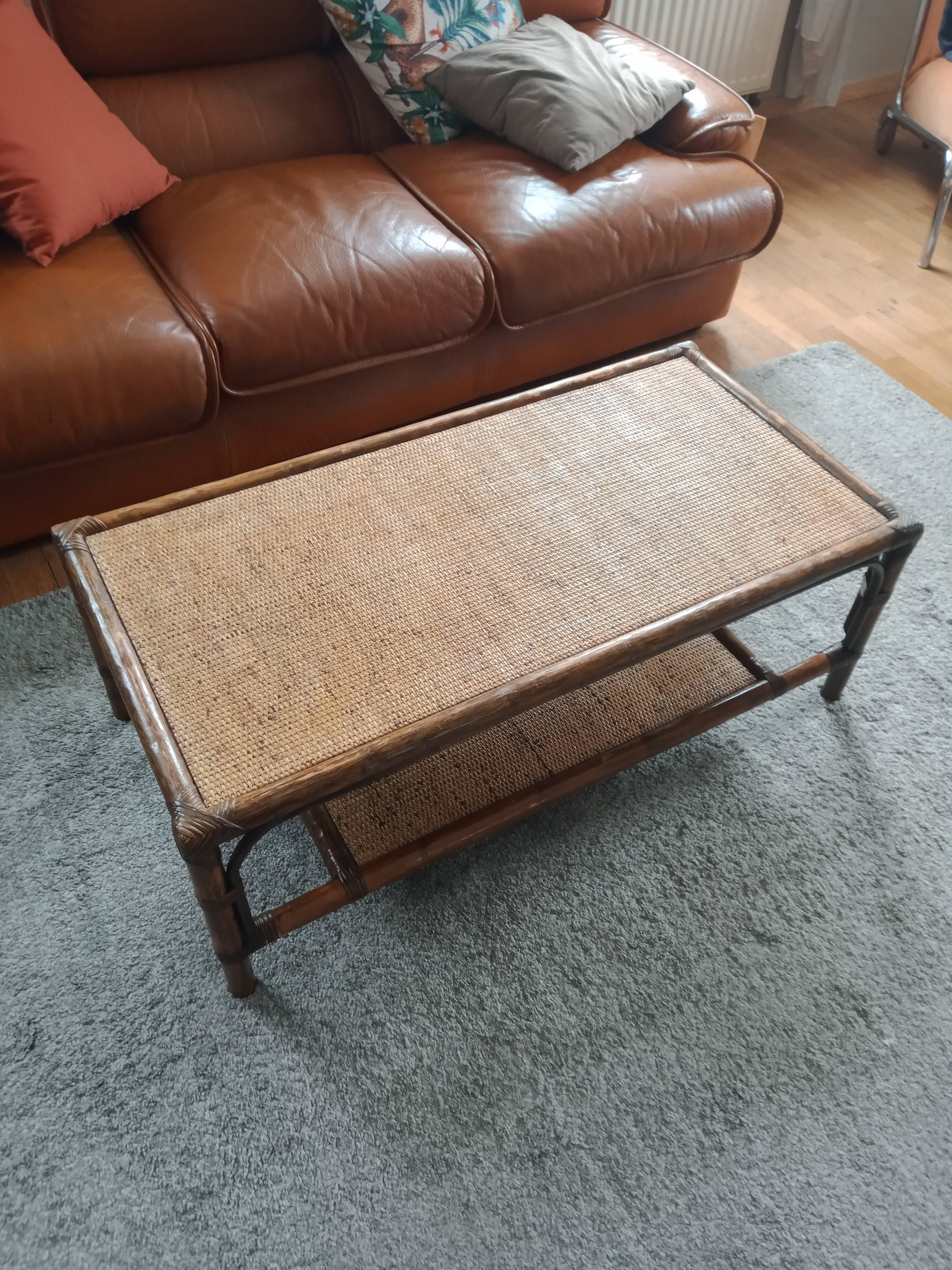 Bamboo coffee table