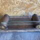 Aperitif Server Vintage Art Deco Wood + Brass + Glass Plates
