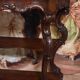 Console Italienne époque Charles X en acajou