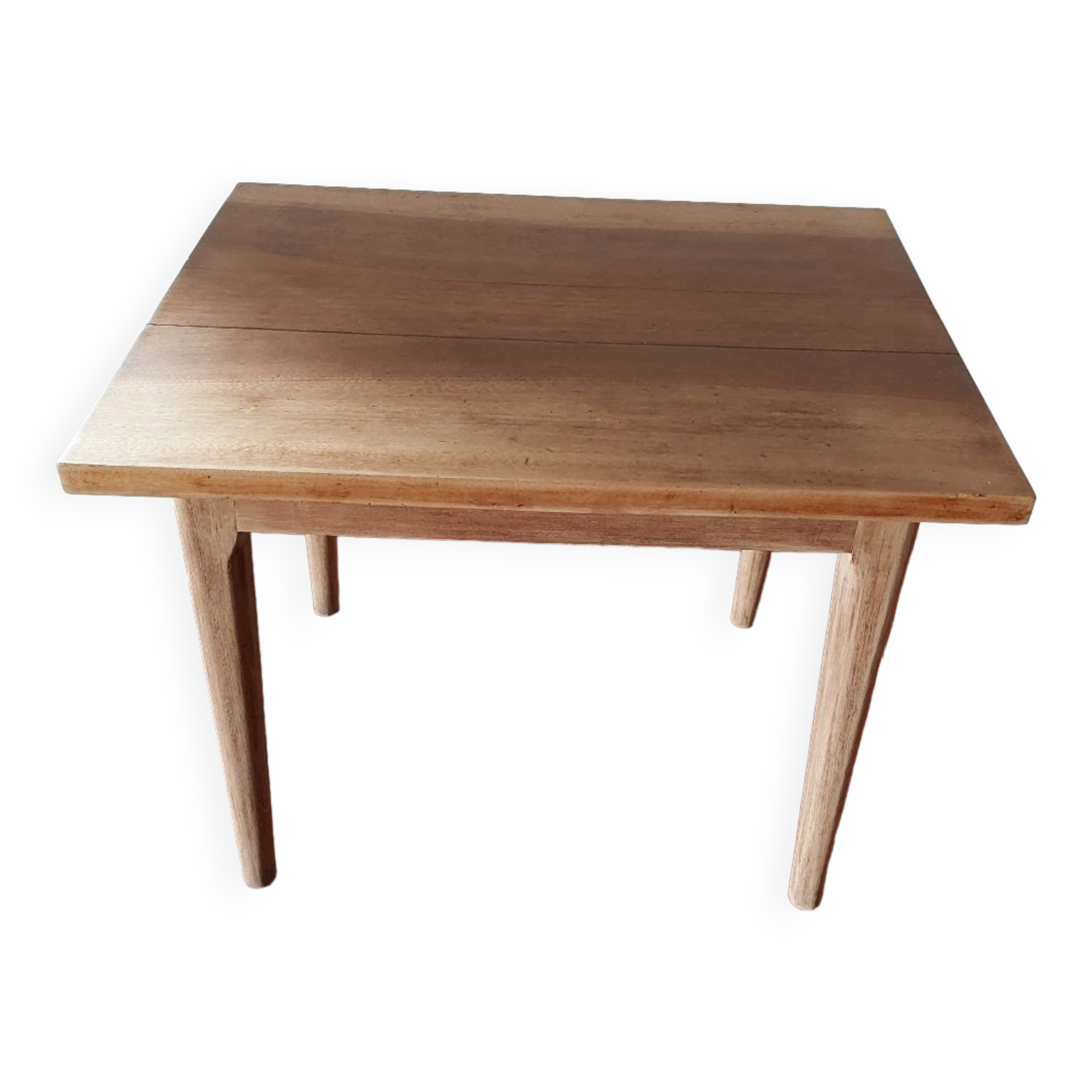 Scandinavian solid wood foot side table